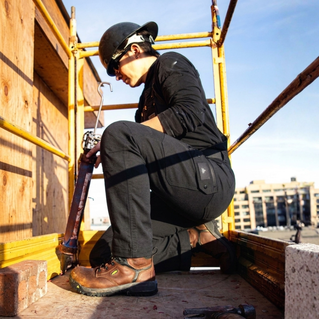Ultra-durable work pants with 10 pockets