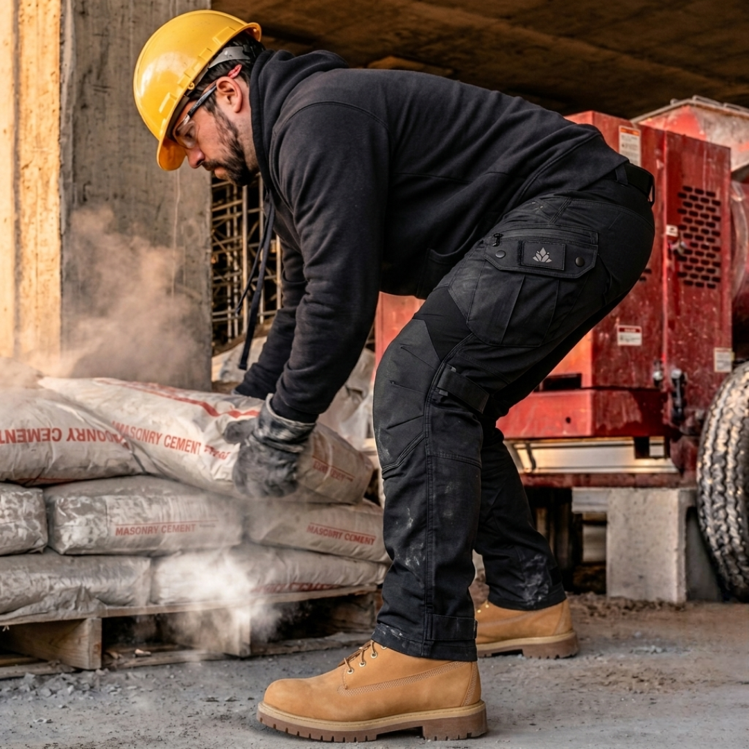 Ultra-durable work pants with 10 pockets
